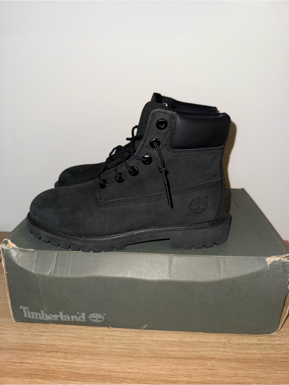 Black Timberland Boots Men Size 6